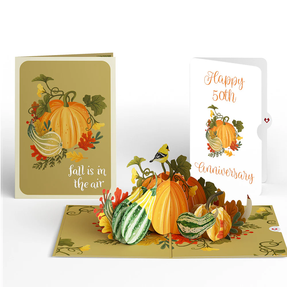 Fall is in the Air 50th Anniversary Pop-Up Card and Sentiment Set