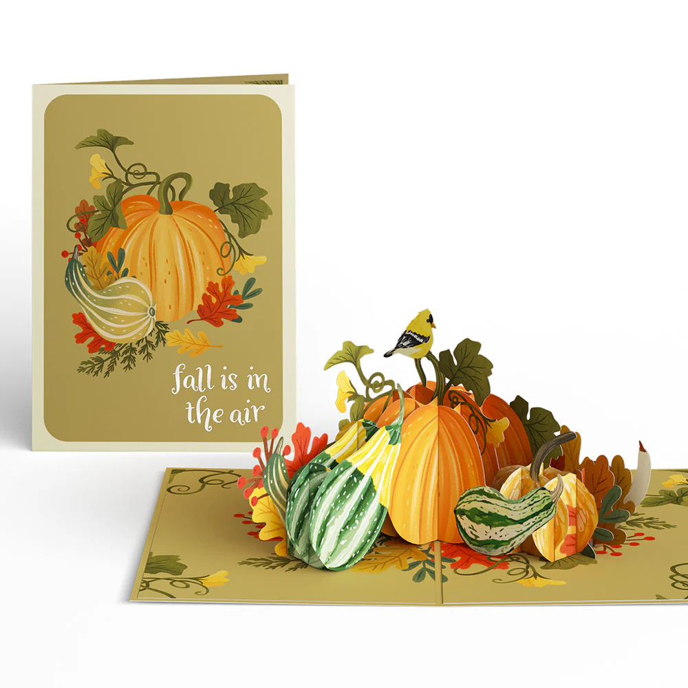Fall is in the Air Pop-Up Card