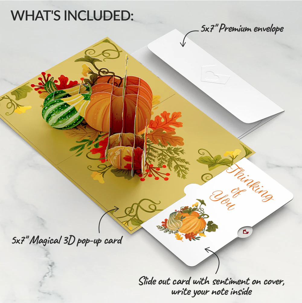Fall is in the Air Thinking of You Pop-Up Card and Sentiment Set - Image 2
