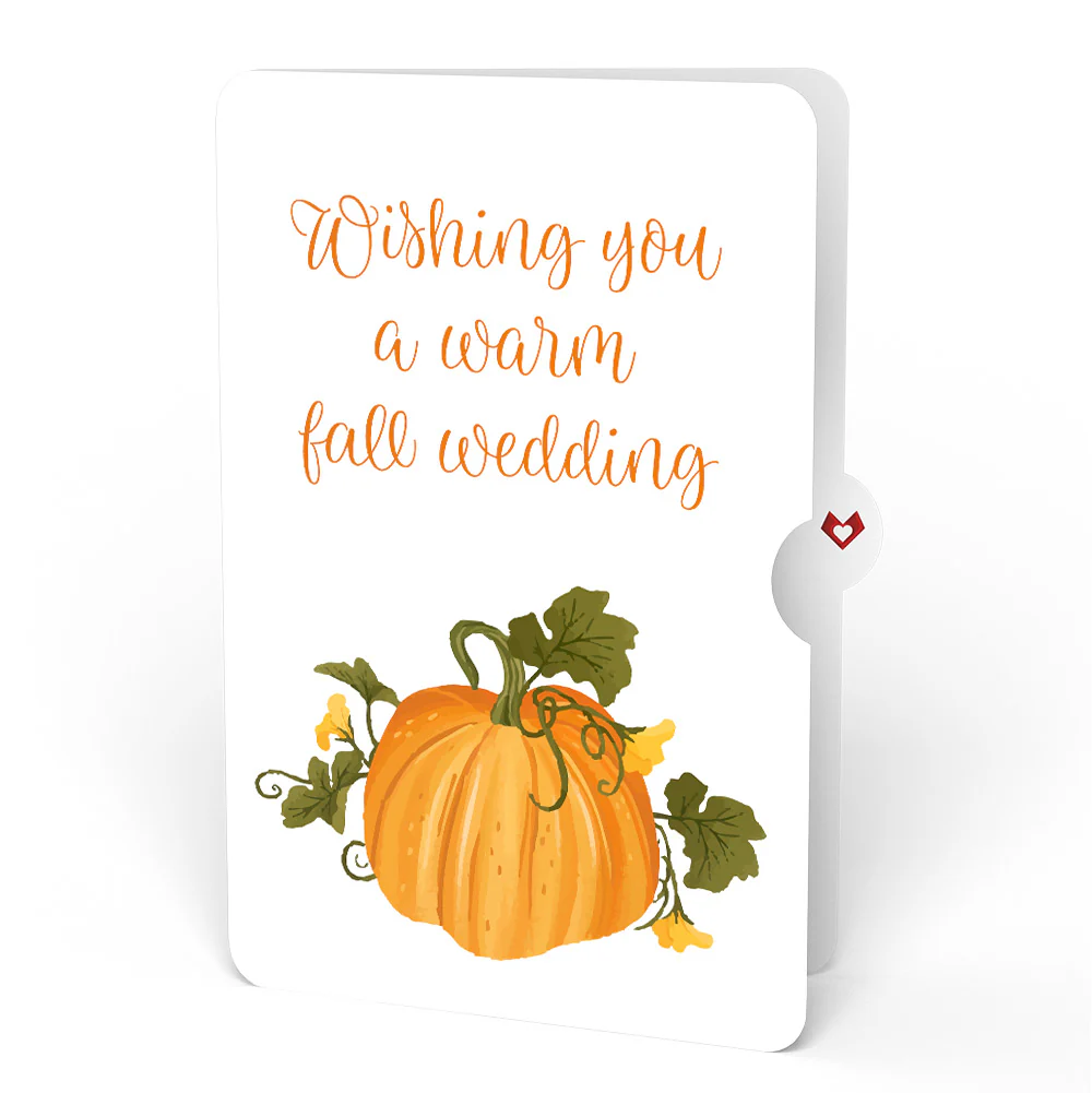 Fall is in the Air Wedding Pop-Up Card and Sentiment Set - Image 4