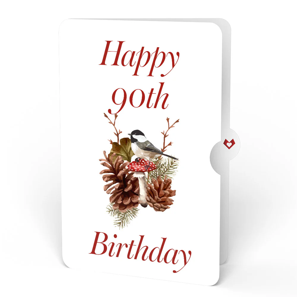 Fall Sunshine 90th Birthday Bouquet and Sentiment Set - Image 4