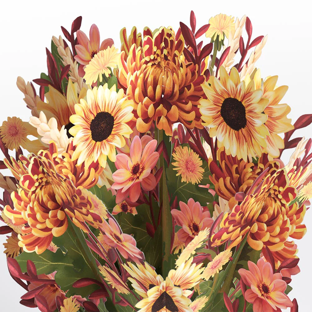 Fall Sunshine Encouragement Bouquet and Sentiment Set - Image 3