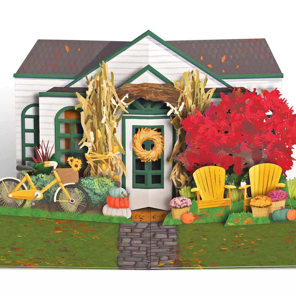 Fall Welcome 70th Birthday Pop-Up Card and Sentiment Set - Image 3