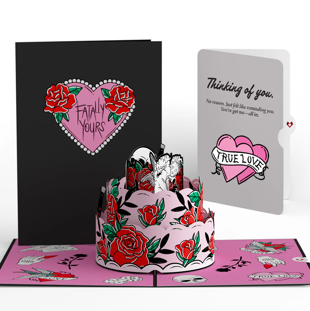 Fatally Yours Thinking of You Pop-Up Card and Sentiment Set