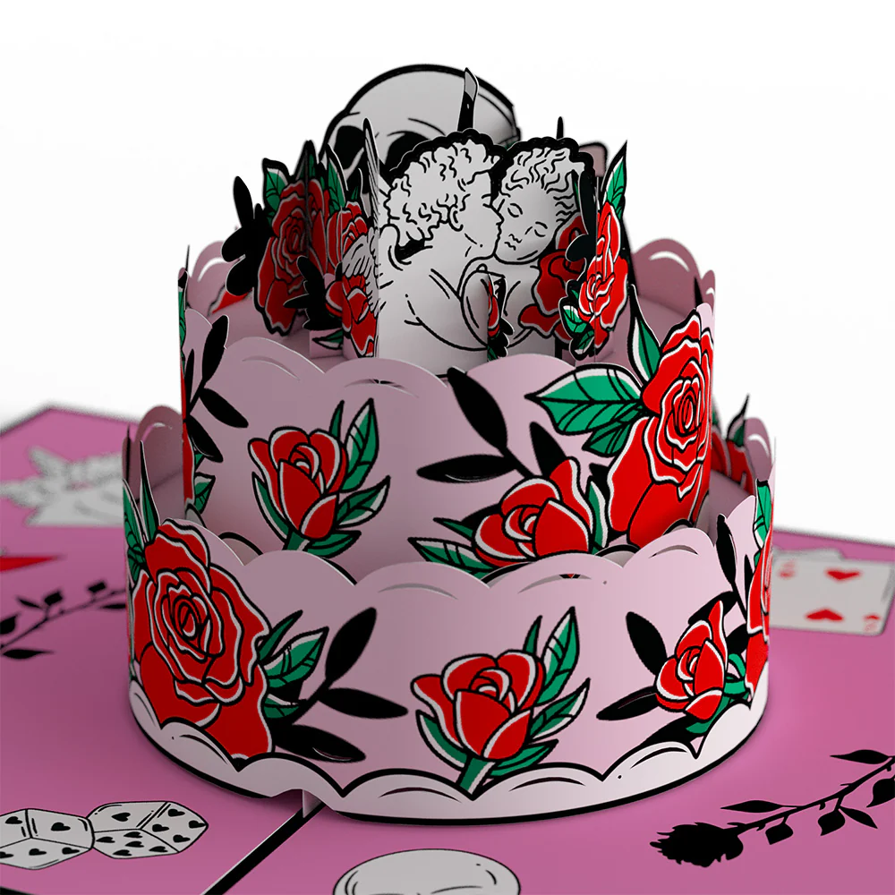 Fatally Yours Valentine's Day Pop-Up Card and Sentiment Set - Image 3
