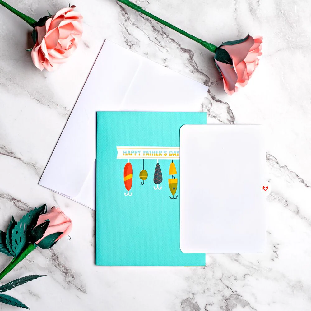 Father’s Day Fishing Bear Pop-Up Card - Image 10