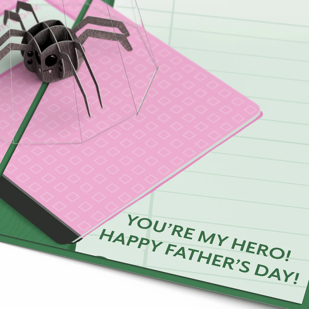Father's Day Spider Hero Pop-Up Card - Image 3