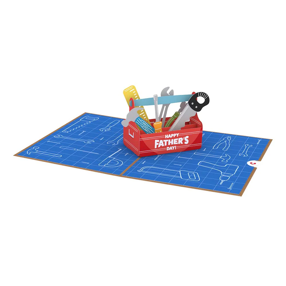 Father's Day Toolbox Pop-Up Card - Image 3