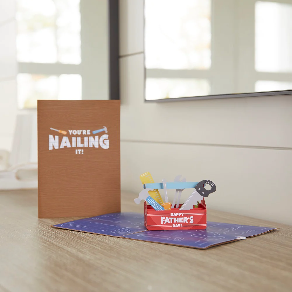 Father's Day Toolbox Pop-Up Card - Image 5