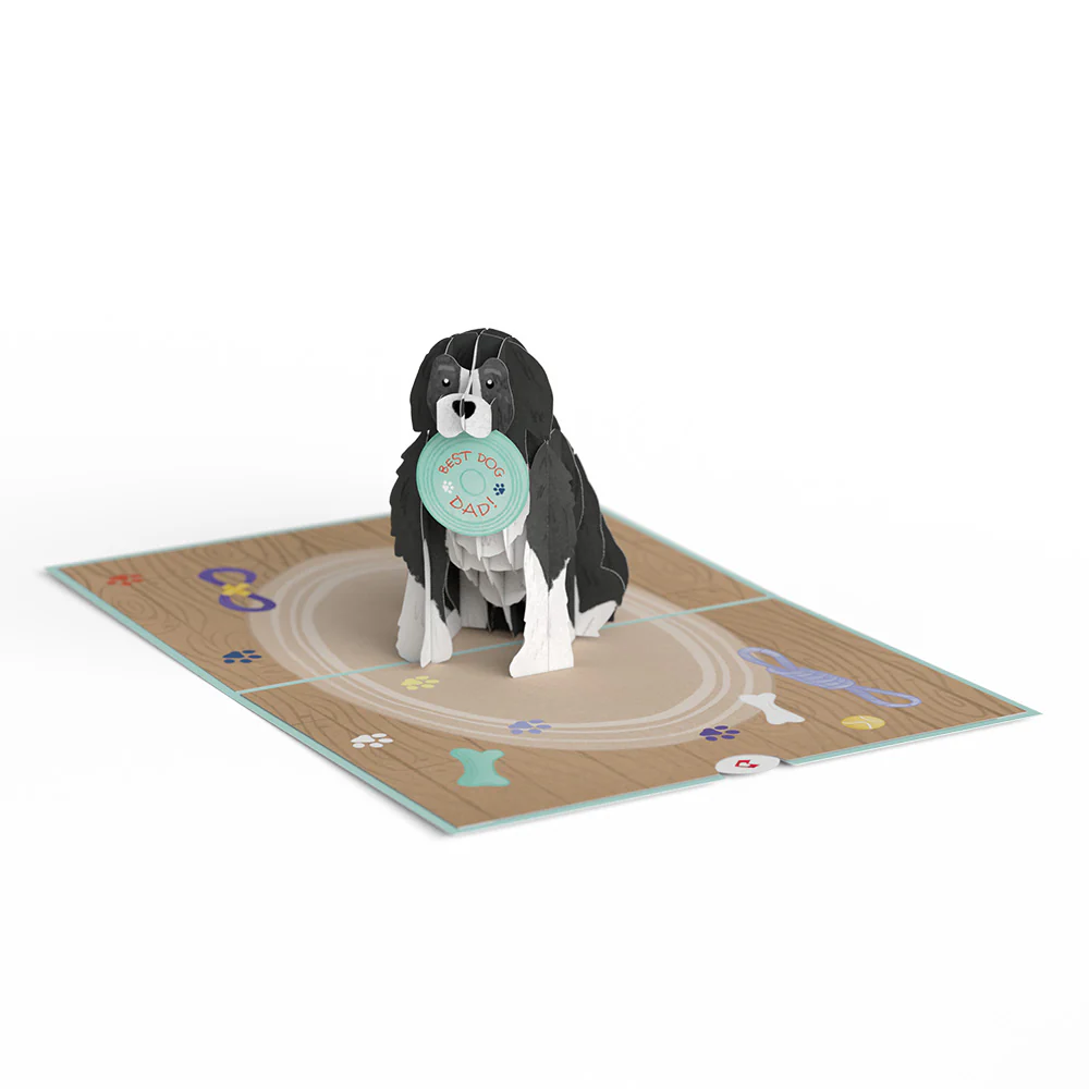Fetching Father’s Day Dog Pop-Up Card - Image 3