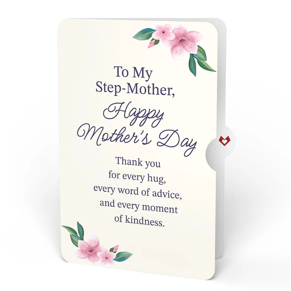 Field Mouse in the Flowers Mother's Day Pop-Up Card and Sentiment Set for Step-Mother - Image 4