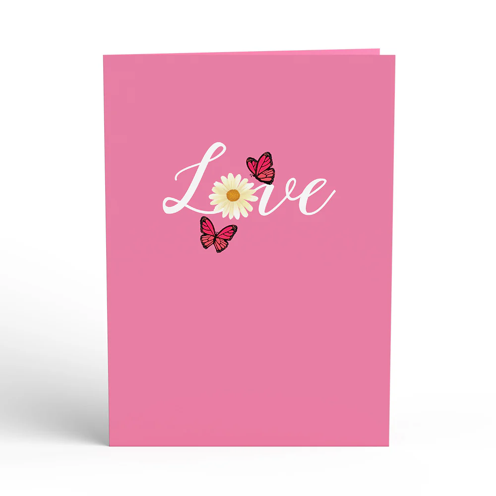 Floral Garden Butterflies Pop-Up Card - Image 4