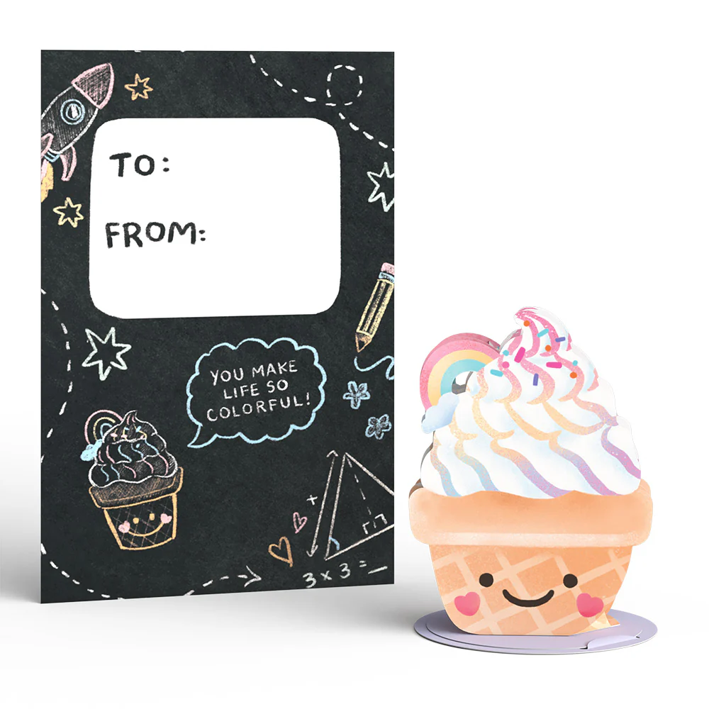 Foodie Friends Valentine's Day Cards for Kids: Classroom 8-Pack - Image 16