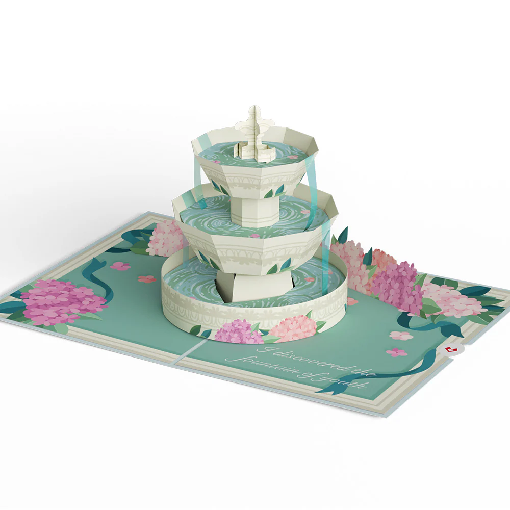 Fountain of Youth Birthday Pop-Up Card - Image 4