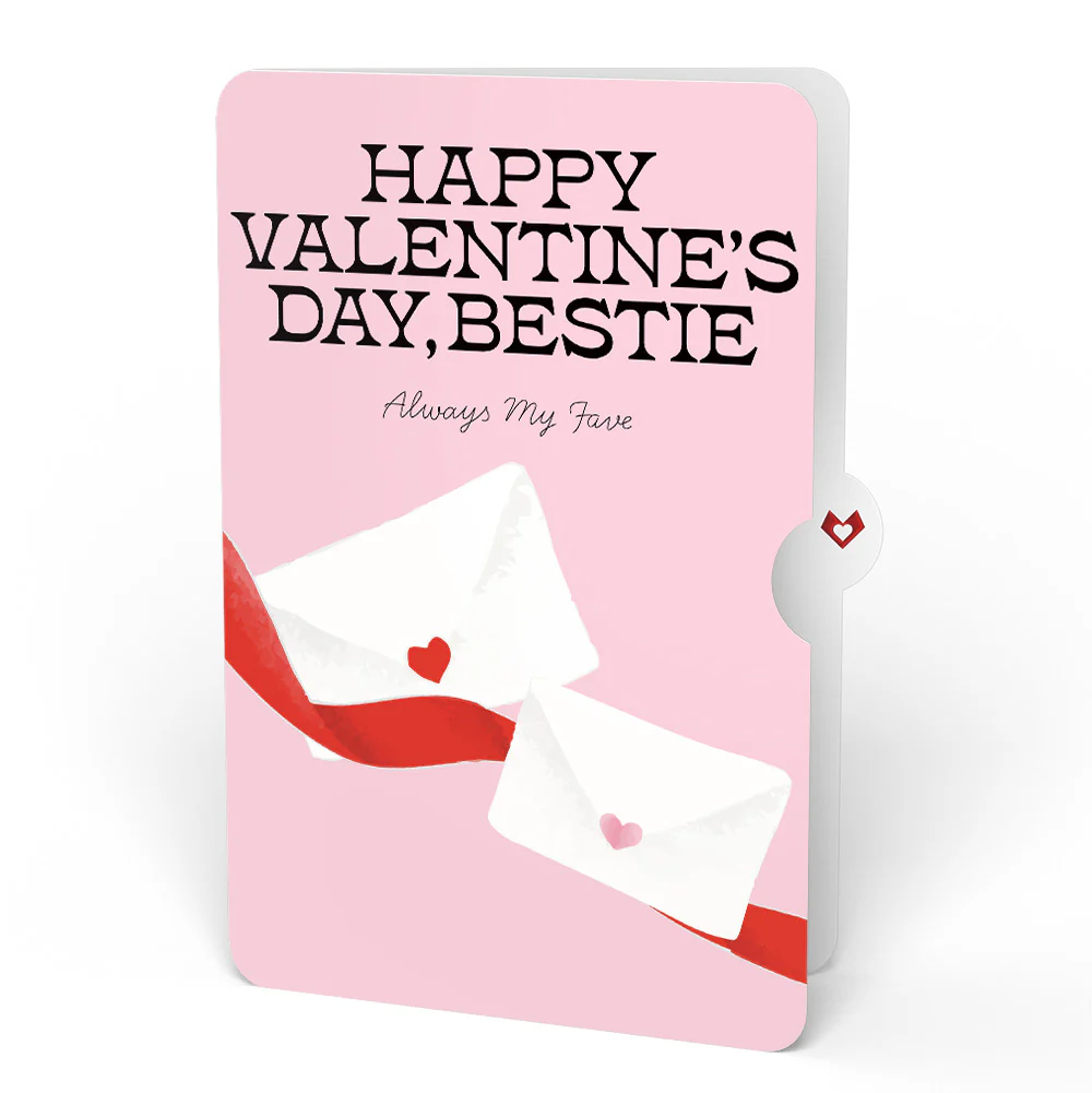 French Love Dog Valentine Plushpop Card and Sentiment Set for Best friend - Image 4