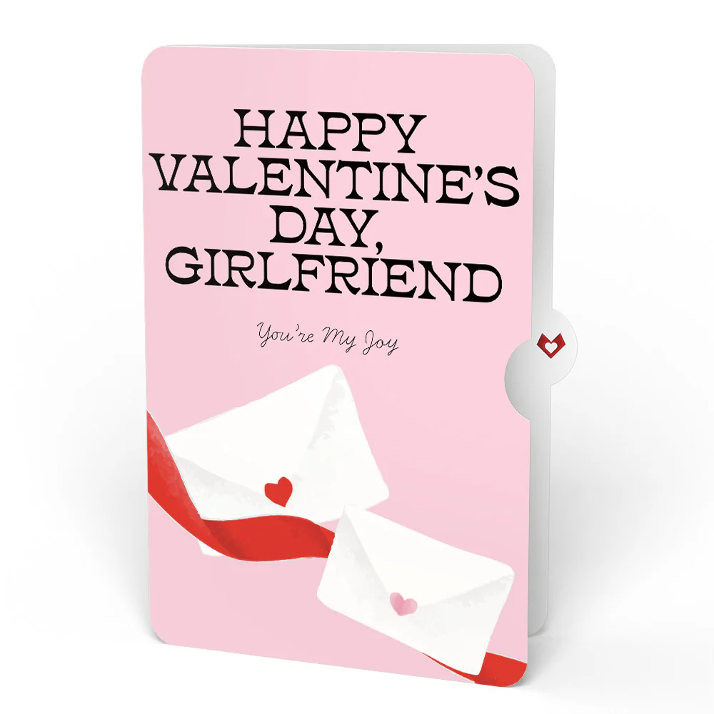 French Love Dog Valentine Plushpop Card and Sentiment Set for Girlfriend - Image 4