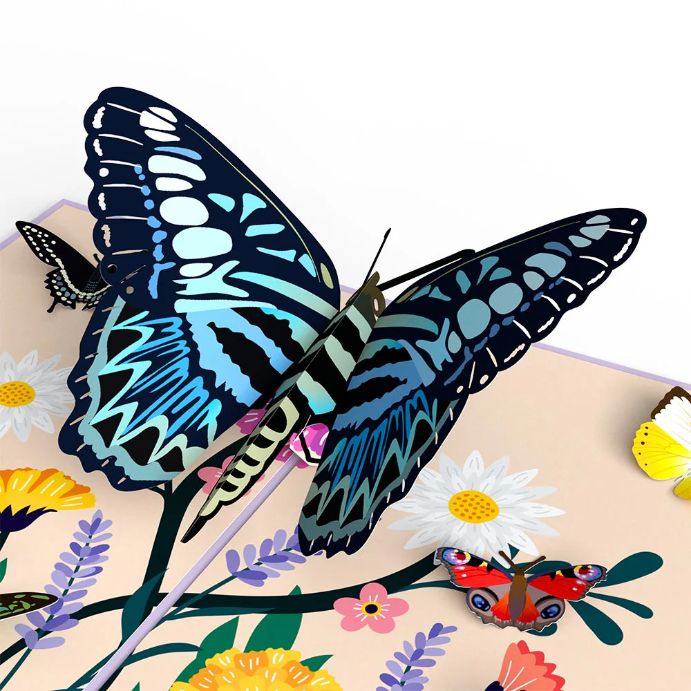 Garden Butterflies Pop-Up Card - Image 2