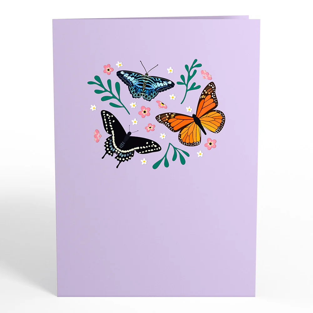 Garden Butterflies Pop-Up Card - Image 4