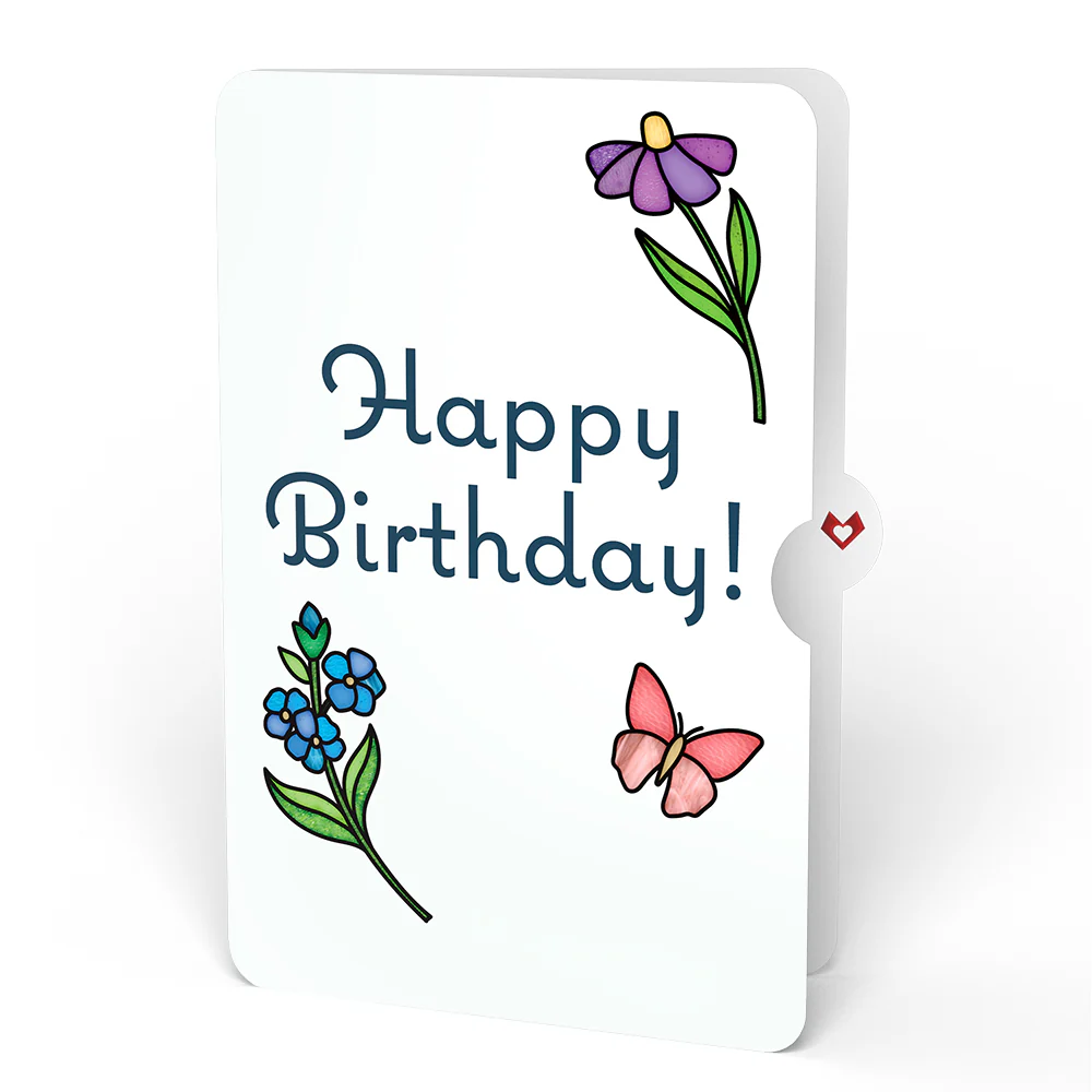 Garden Glow Birthday Suncatcher Bouquet and Sentiment Set - Image 4
