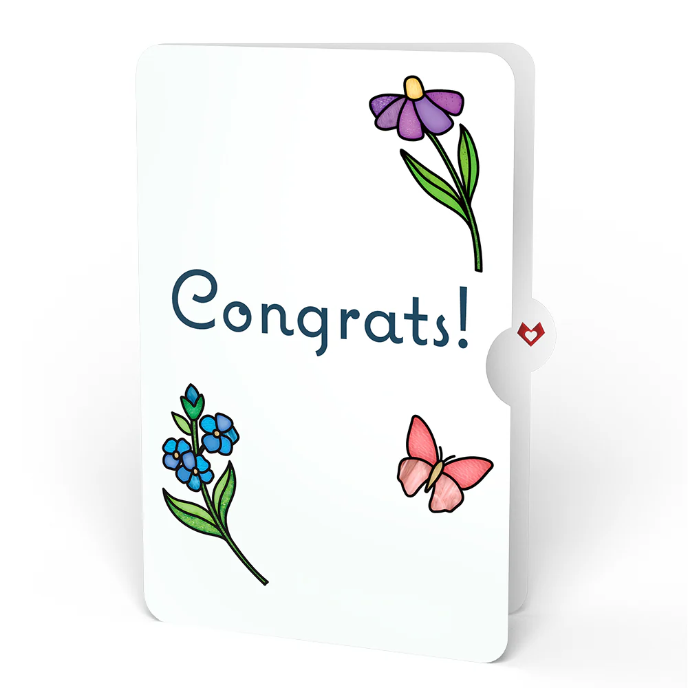 Garden Glow Congratulations Suncatcher Bouquet and Sentiment Set - Image 4