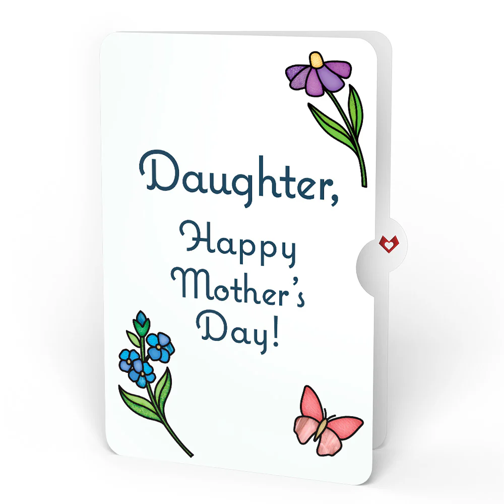 Garden Glow Mother’s Day Suncatcher Bouquet and Sentiment Set for Daughter - Image 4