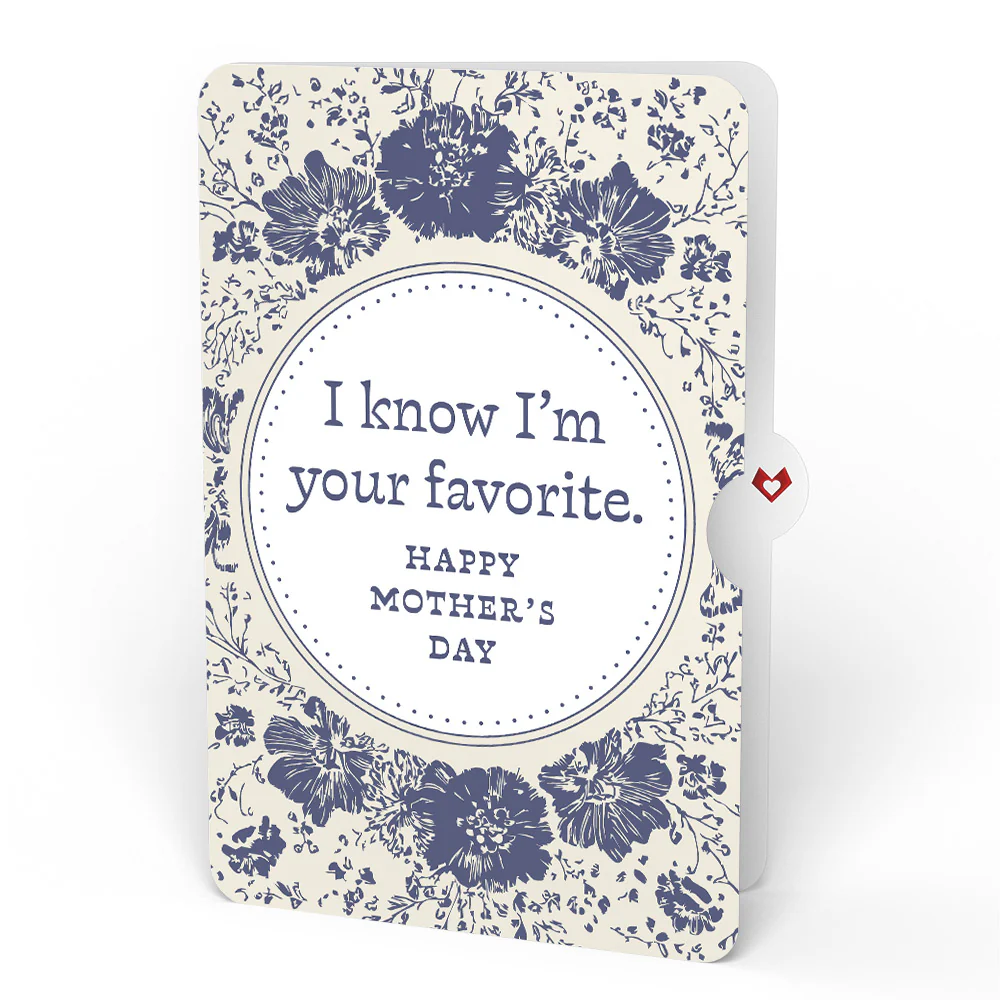 Gilded Daffodil Mother’s Day Luxe Bouquet and Indigo Floral Sentiment Set for Mom - Image 4