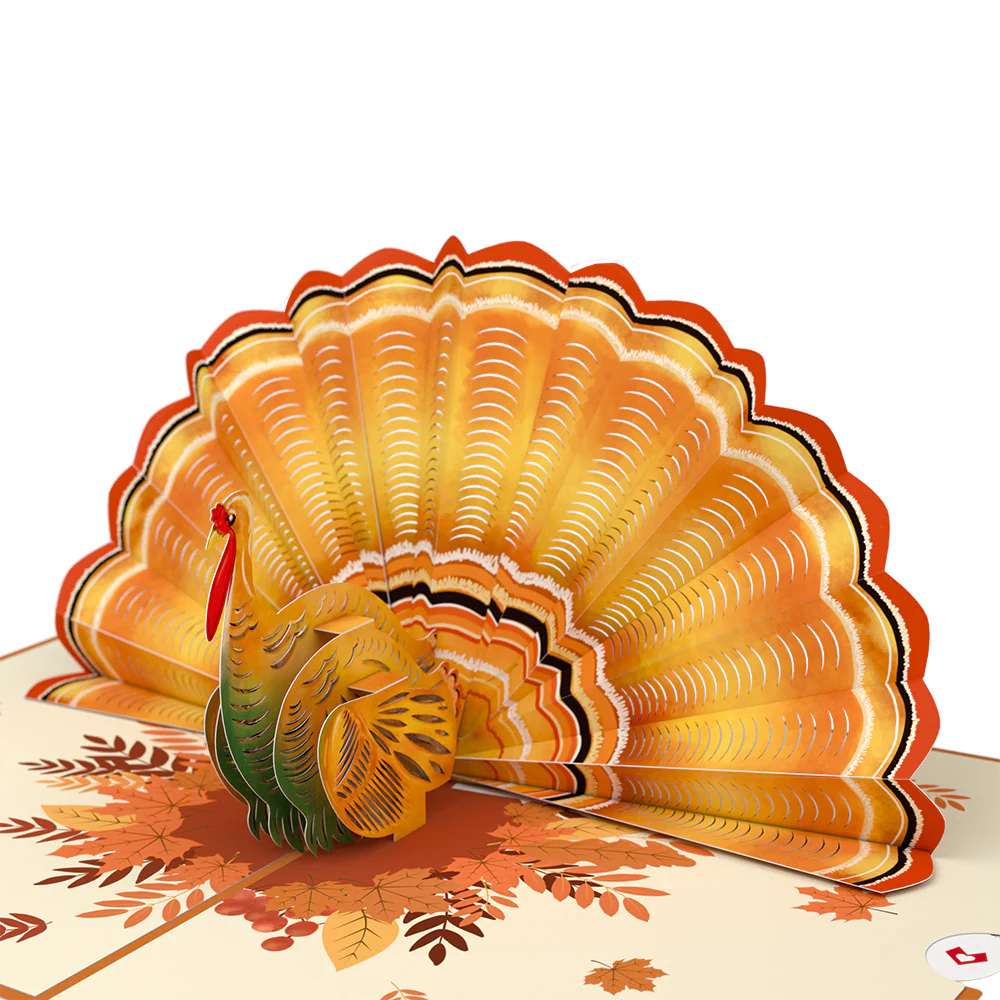 Give Thanks Turkey Pop-Up Card - Image 2