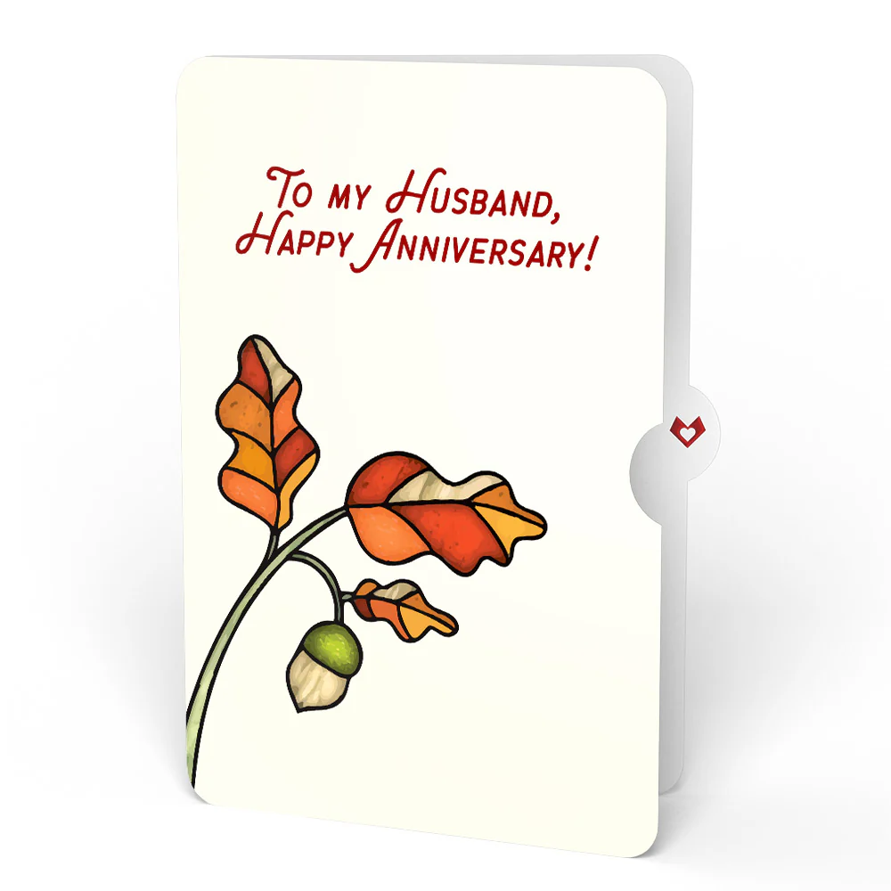 Golden Hour Sunflower Anniversary Suncatcher Bouquet and Sentiment Set for Husband - Image 4