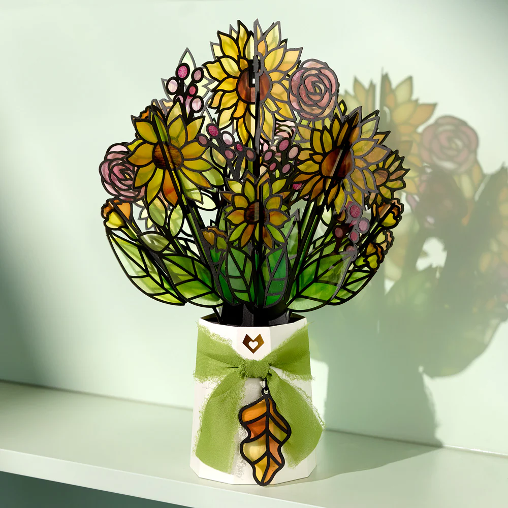 Golden Hour Sunflower Suncatcher Bouquet - Image 7