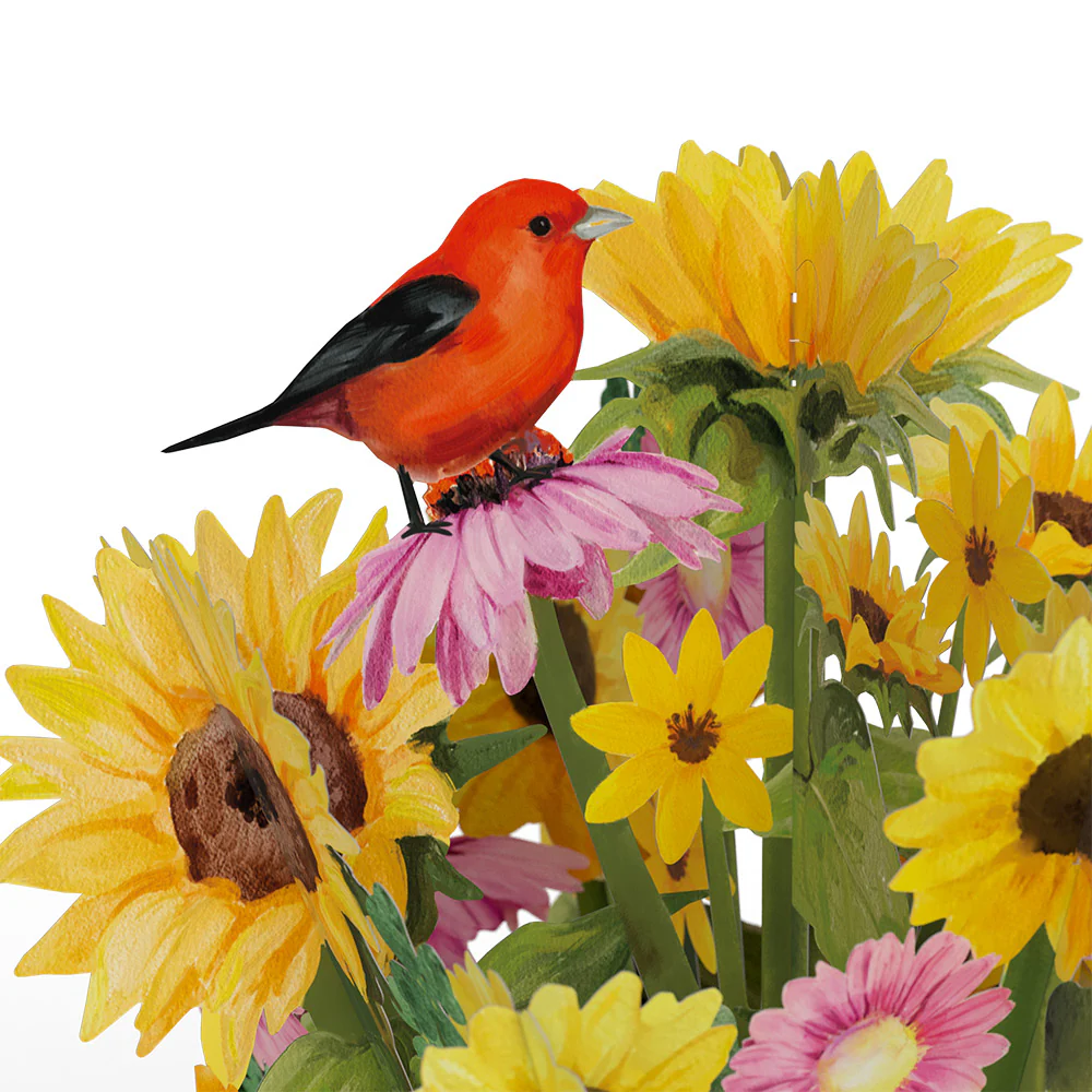 Golden Sunflower Mother’s Day Bouquet and Sentiment Set for Daughter - Image 3