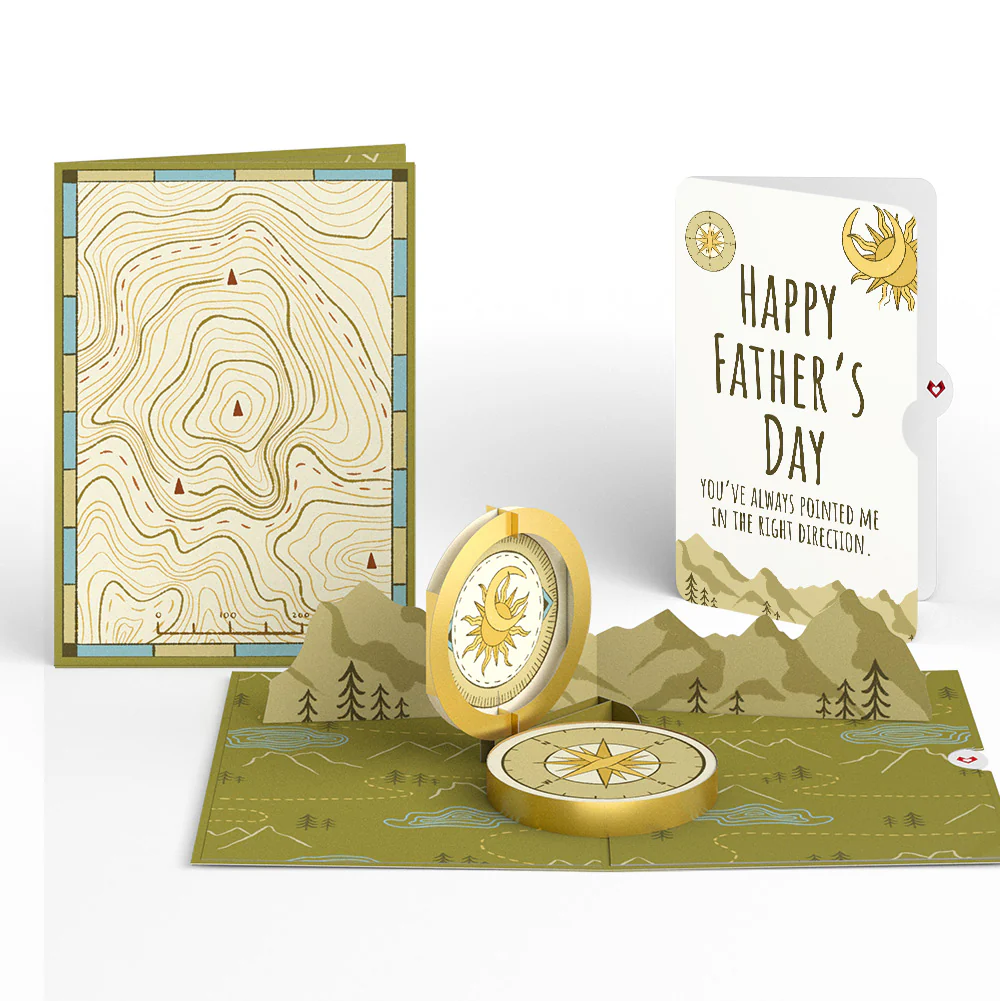 Guiding Compass Father's Day Pop-Up Card and Sentiment Set