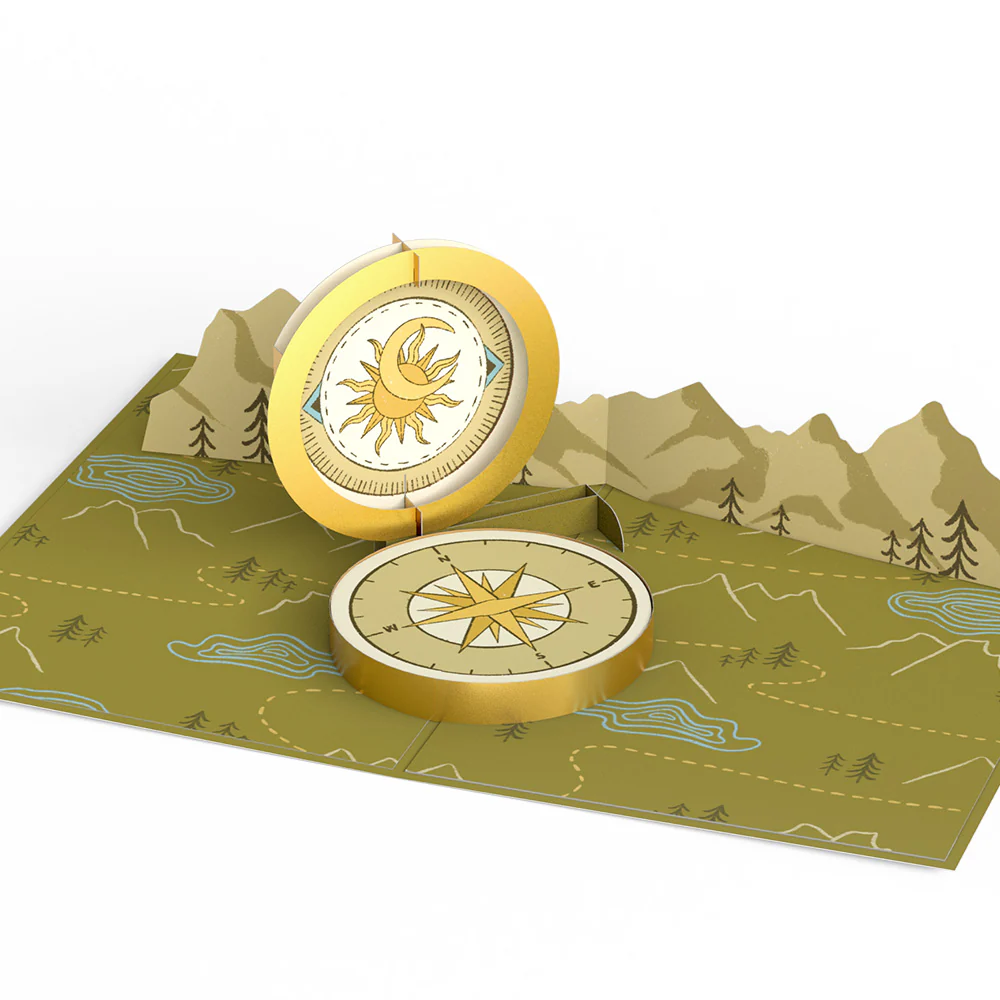 Guiding Compass Pop-Up Card - Image 3