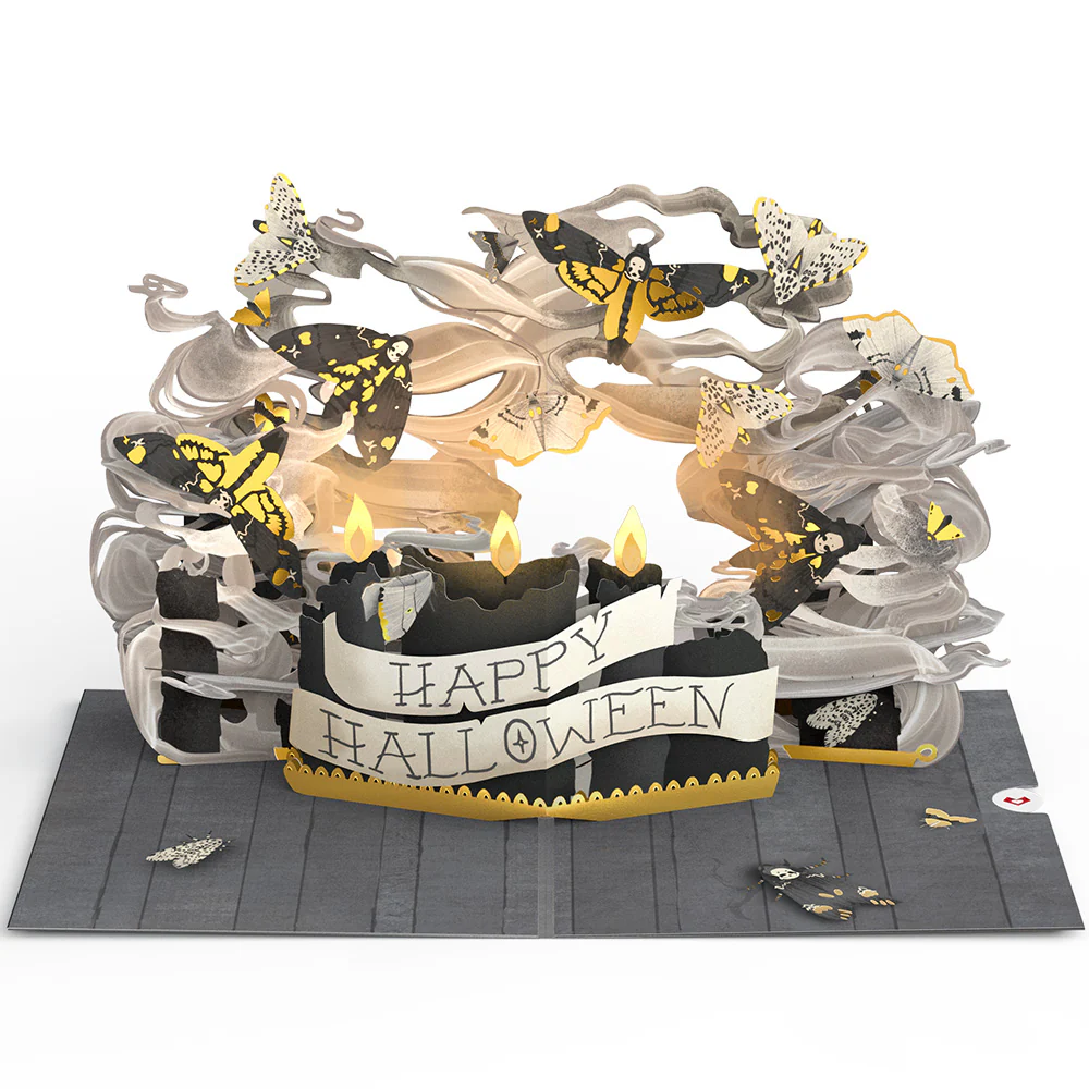 Halloween Candlelight Light-Up Pop-Up Card - Image 4
