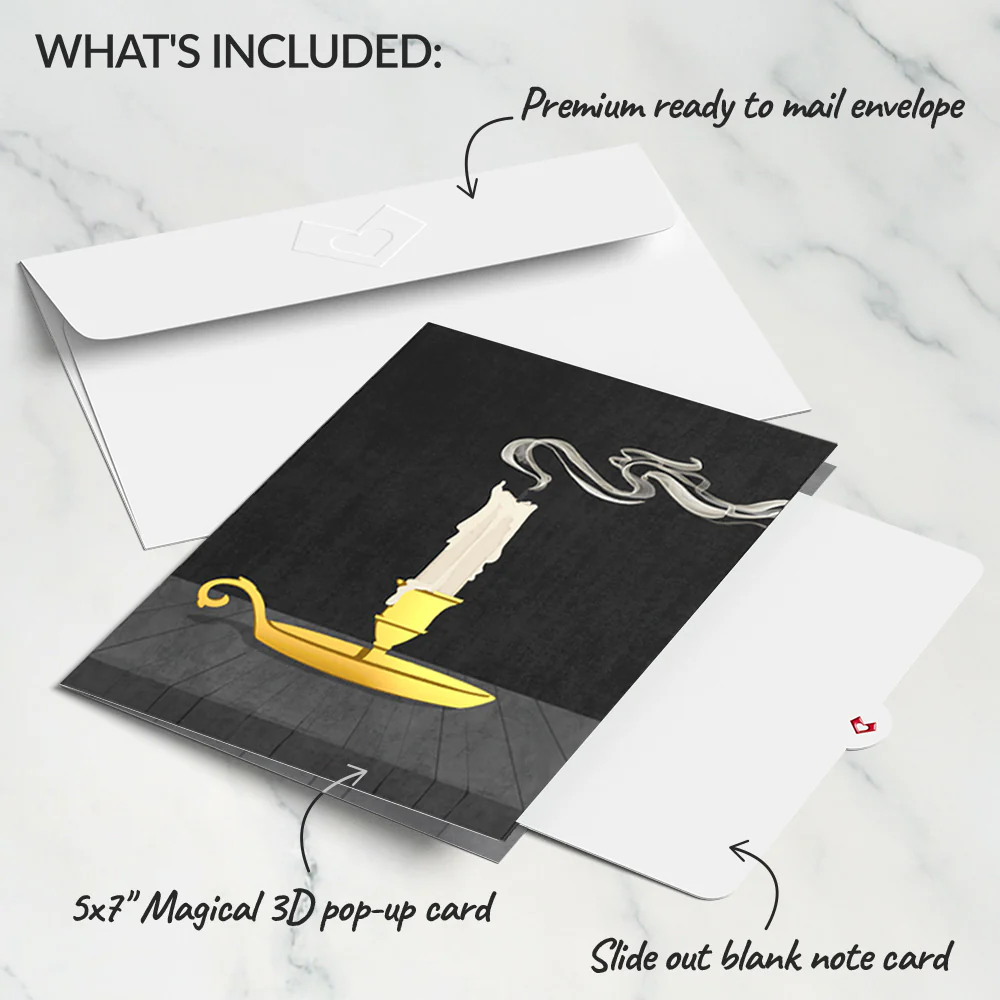 Halloween Candlelight Light-Up Pop-Up Card - Image 6