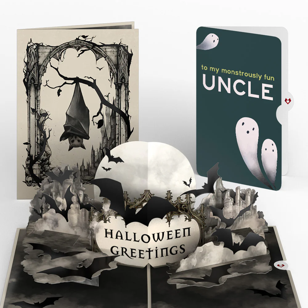 Halloween Greetings Pop-Up Card and Sentiment Set for Uncle