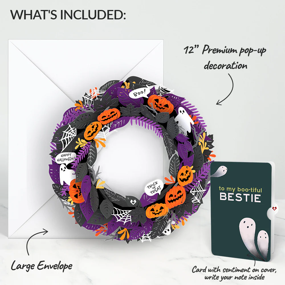 Halloween Wreath and Sentiment Set for Bestie - Image 2