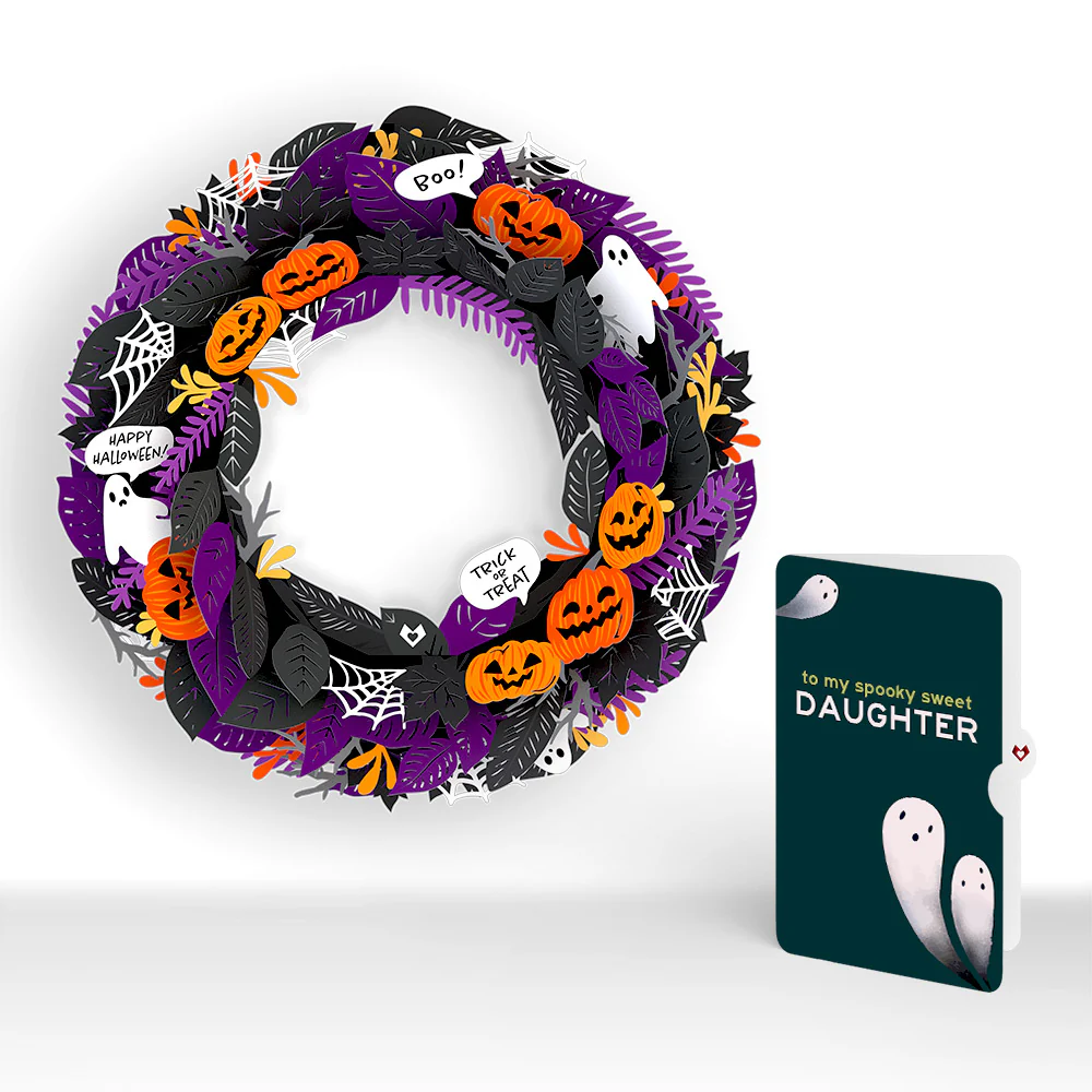 Halloween Wreath and Sentiment Set for Daughter
