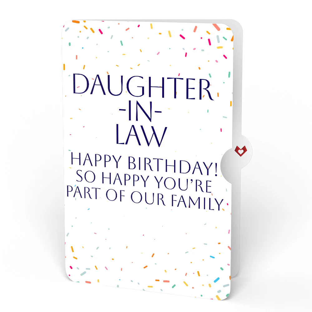 Happy Birthday Balloons Music and Lights Pop-Up Card and Sentiment Set for Daughter-in-law - Image 4