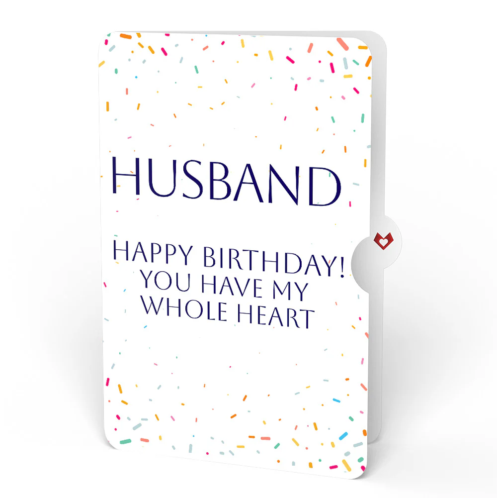 Happy Birthday Balloons Music and Lights Pop-Up Card and Sentiment Set for Husband - Image 4