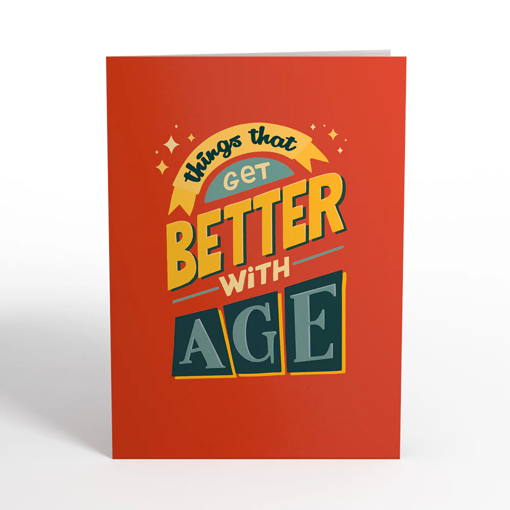 Happy Birthday Better with Age 4-in-1 Nesting Card - Image 8