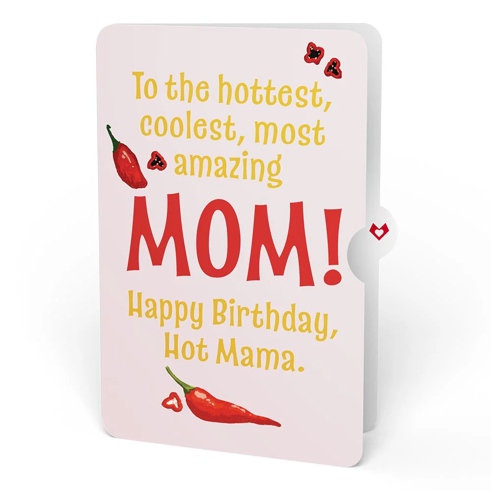 Happy Birthday Hot Stuff Pop-Up Card and Sentiment Set for Mom - Image 4
