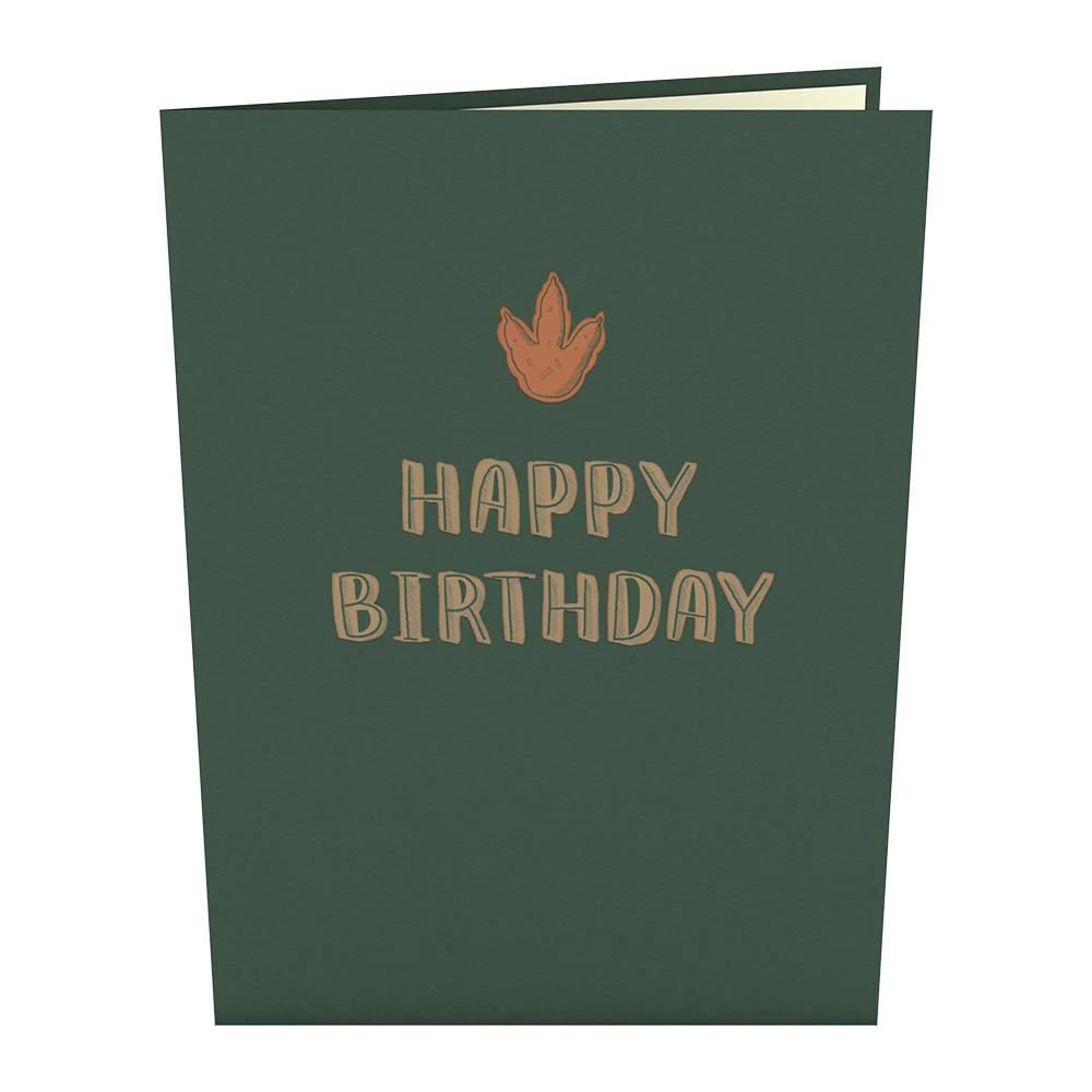 Happy Birthday Stegosaurus Pop-Up Card - Image 4