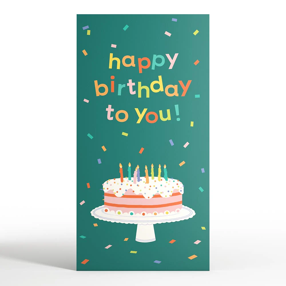 Happy Birthday to You! Confetti Cake Money Holder - Image 5