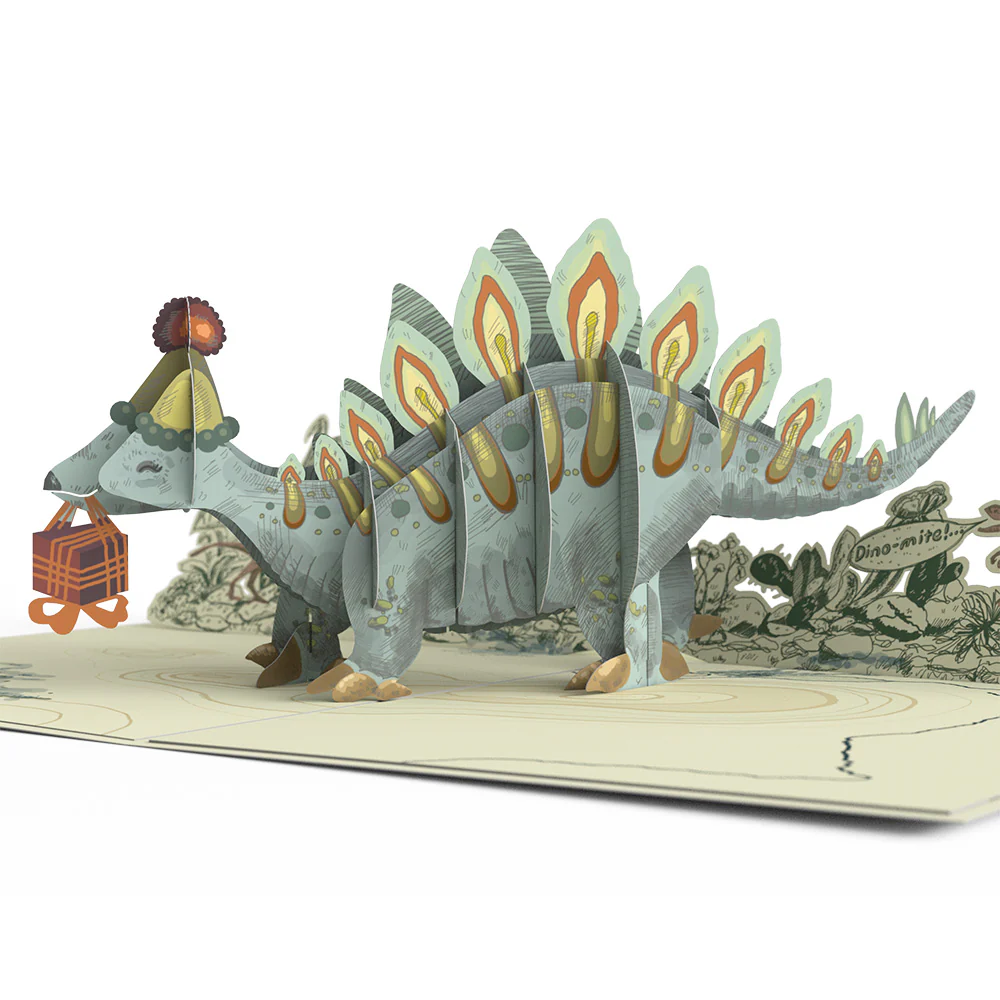 Happy Birthday You F*cking Fossil Pop-Up Card - Image 2