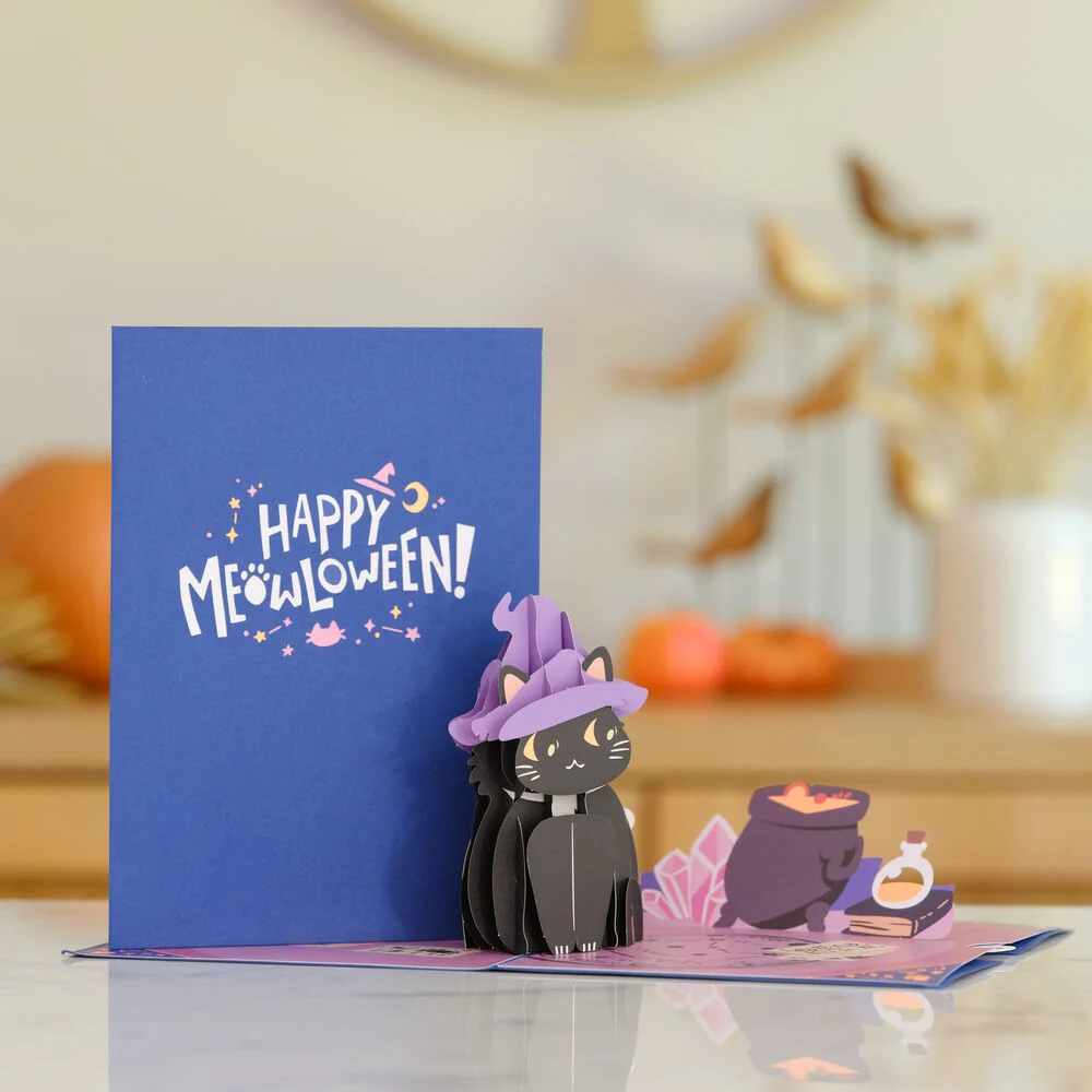 Happy Halloween Childless Cat Lady Pop-up Cards - Image 2