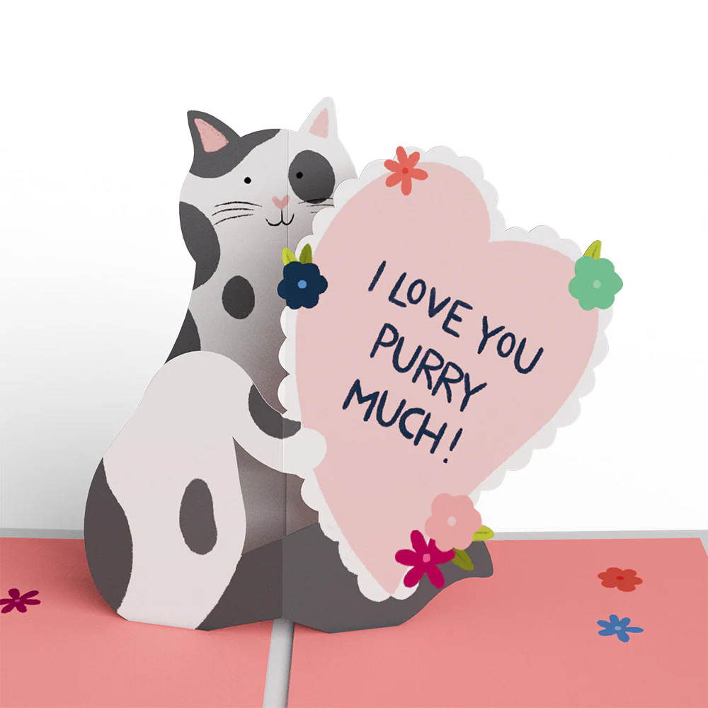 Happy Meowentine’s Day Cat 4-in-1 Nesting Card - Image 10