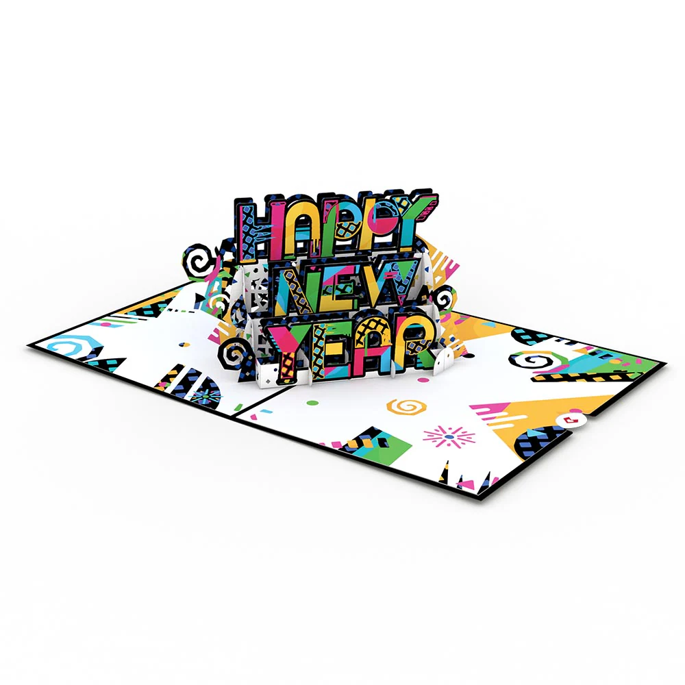 Happy New Year Pop-Up Card - Image 3