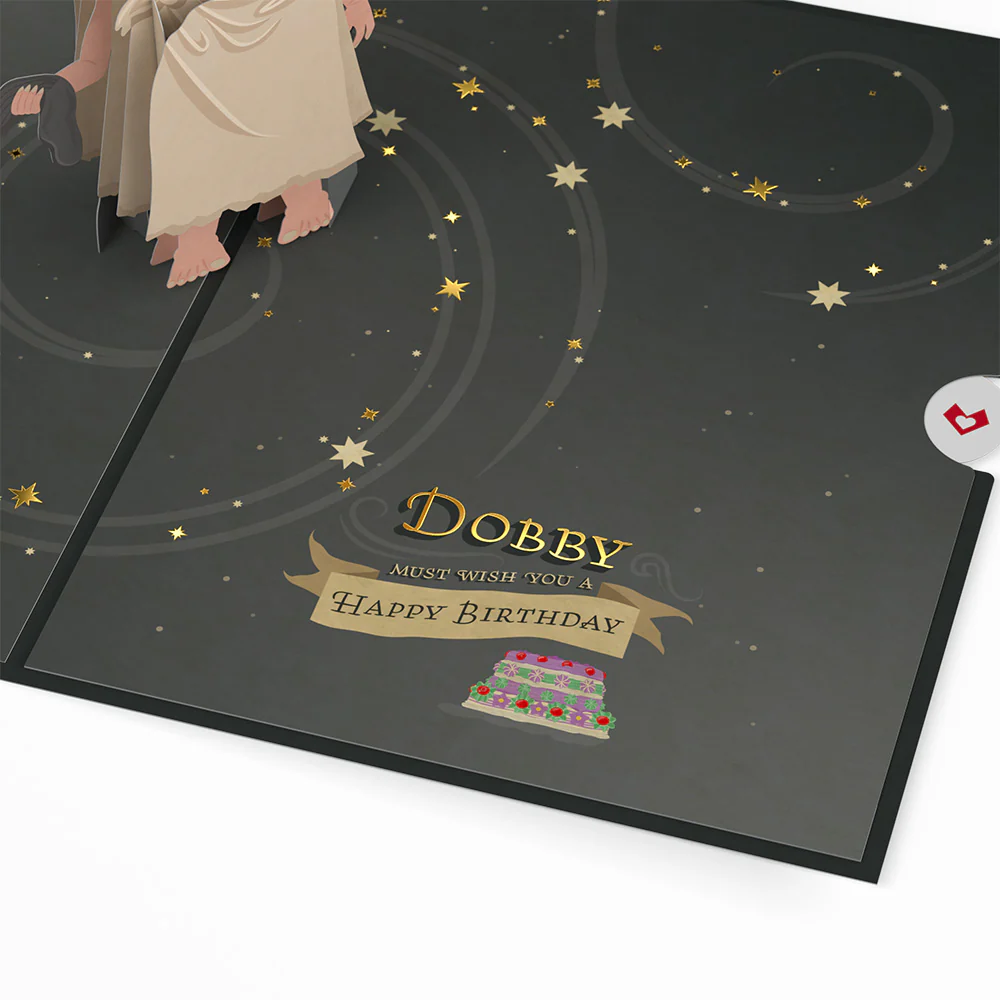 Harry Potter™ Dobby™ Birthday Pop-Up Card - Image 2