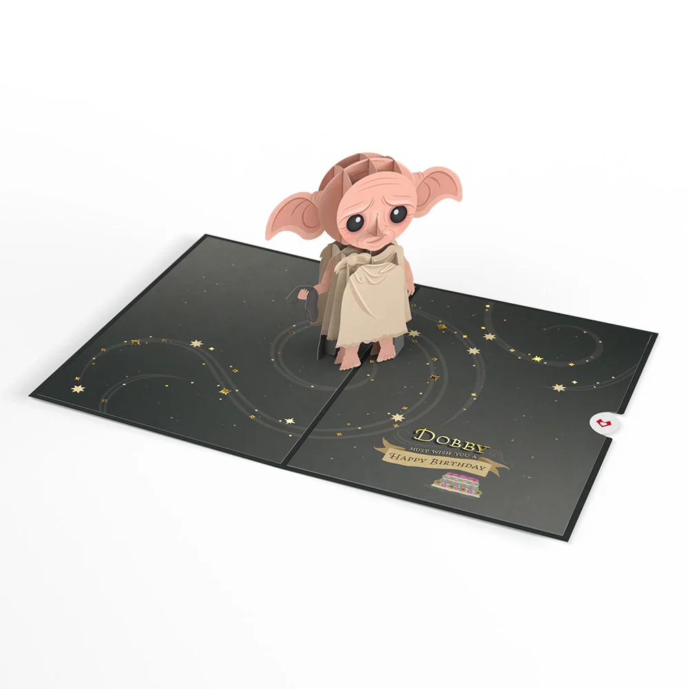 Harry Potter™ Dobby™ Birthday Pop-Up Card & Flower Buds Bouquet Bundle - Image 10