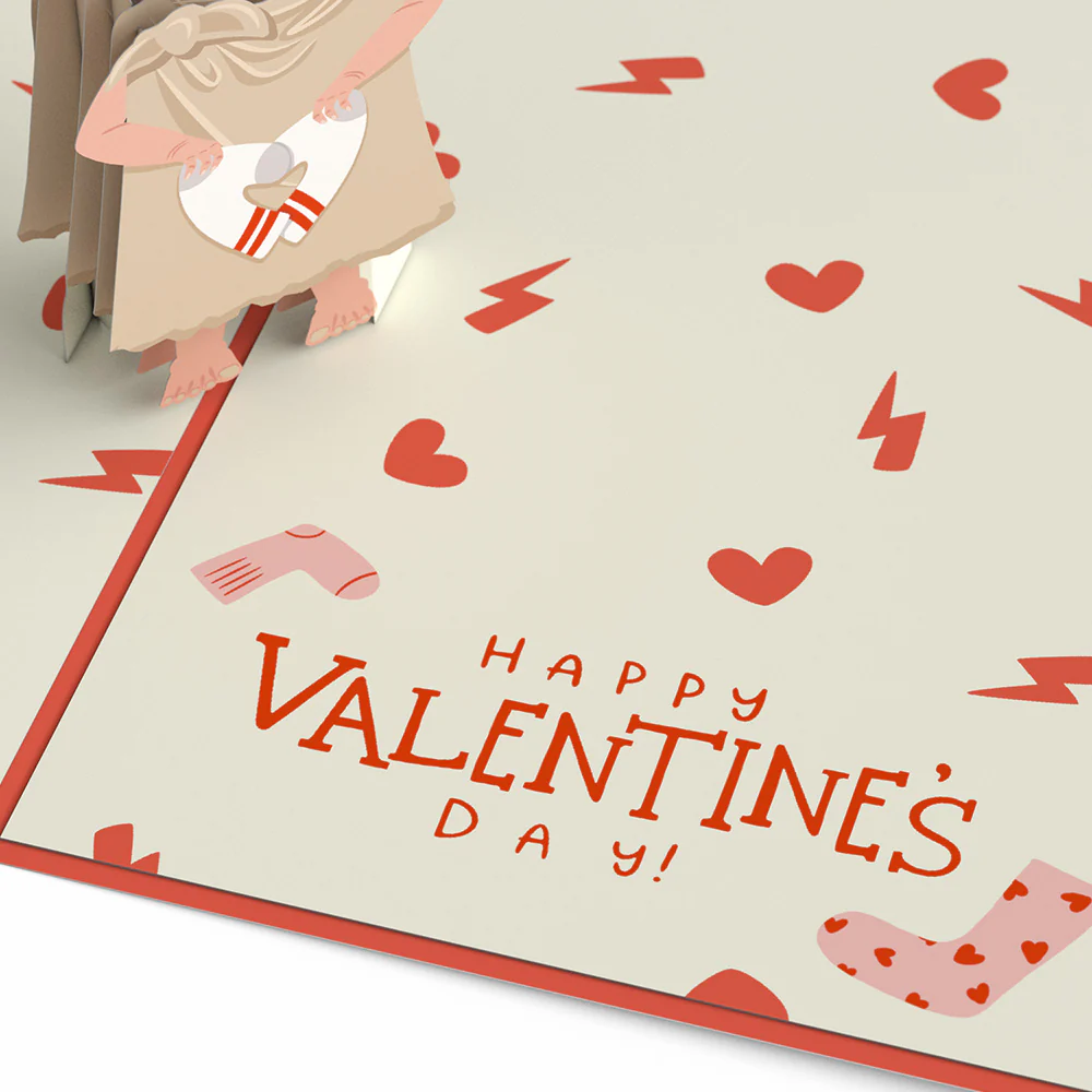 Harry Potter™ Dobby™ Valentine’s Day Pop-Up Card & Flower Buds Bouquet Bundle - Image 5